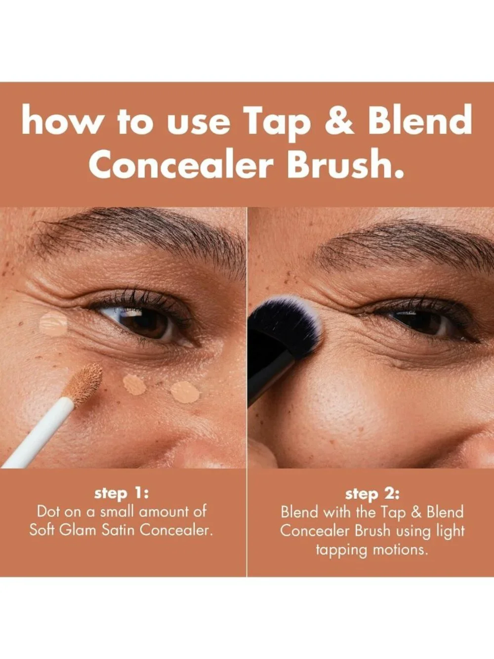 Precision Concealer Brush for Blemishes & Dark Spots - Vegan, Cruelty-Free